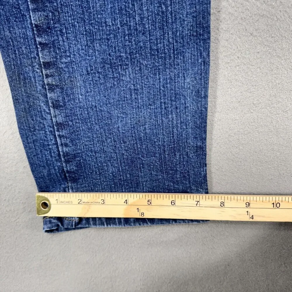 Levis 505 Jeans Men 32x29 Blue Denim Distressed Grunge Stretch American Workwear